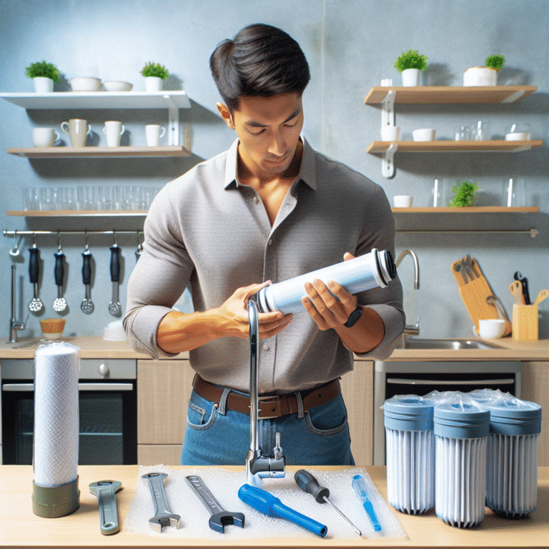 Replacing water filter cartridges