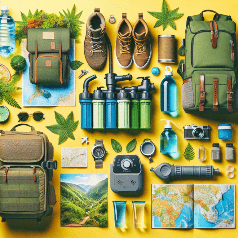 Portable water filtration devices for travelers