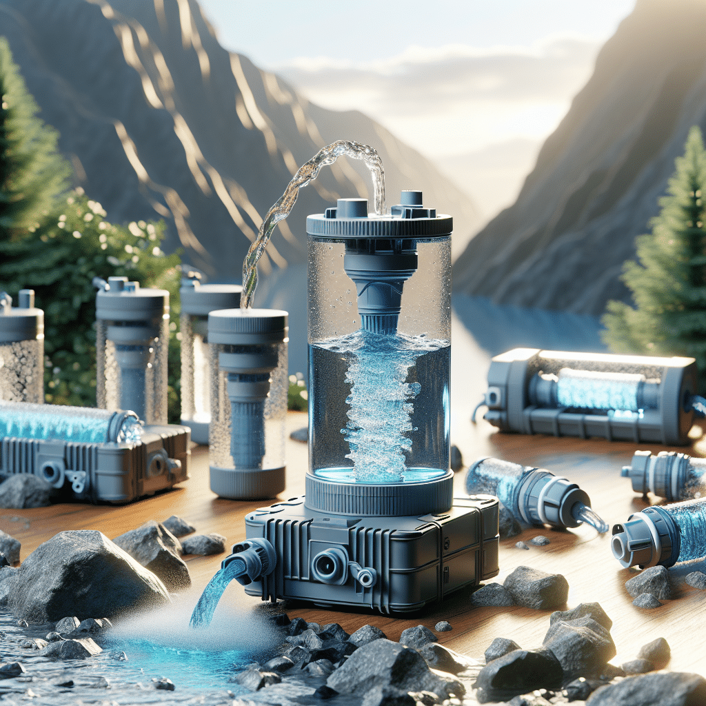 Compact water filtration devices