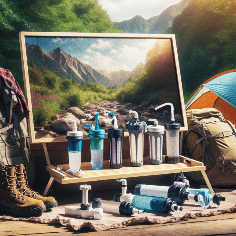 Lightweight water filters for camping