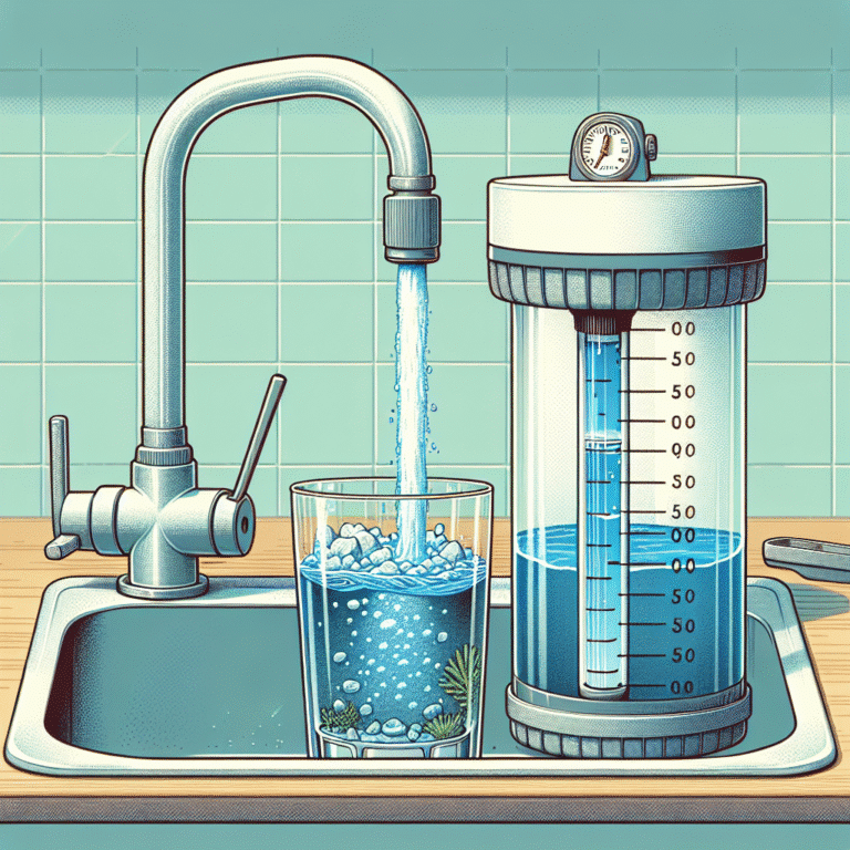 Optimizing water filter flow rate