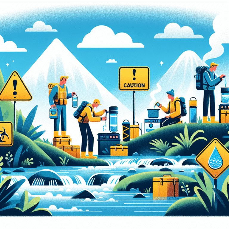 Avoiding contaminated water while traveling