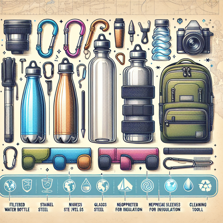Must-Have Filtered Water Bottle Accessories for All Travelers