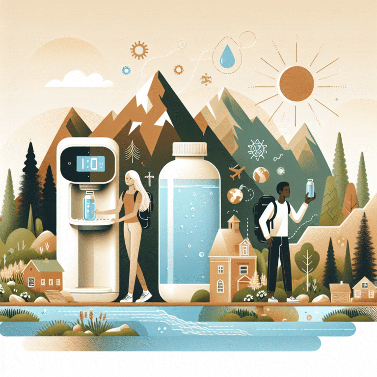 UV water purifiers for travelers