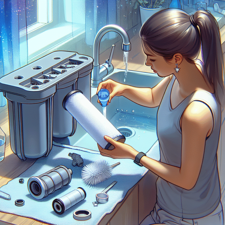 Best practices for replacing water filter cartridges