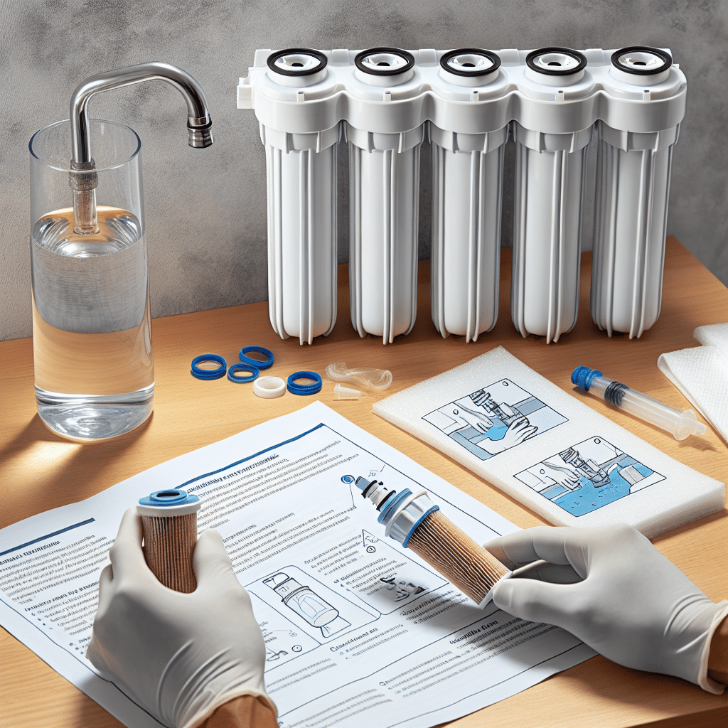 Best practices for replacing water filter cartridges