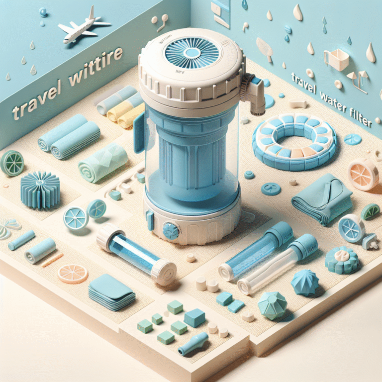 Collapsible travel water filters