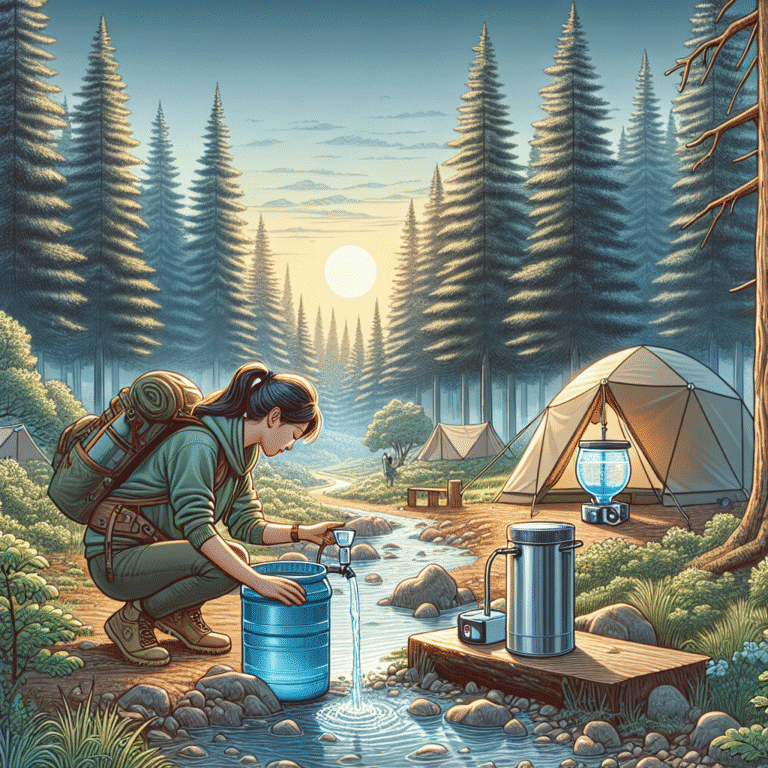 How to clean water on camping trips