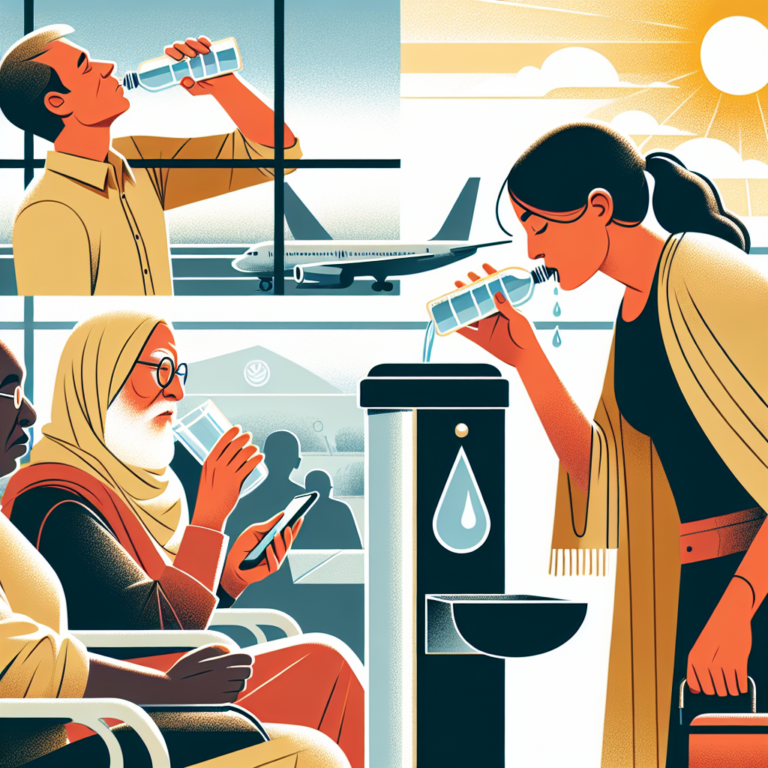 How to avoid dehydration during layovers