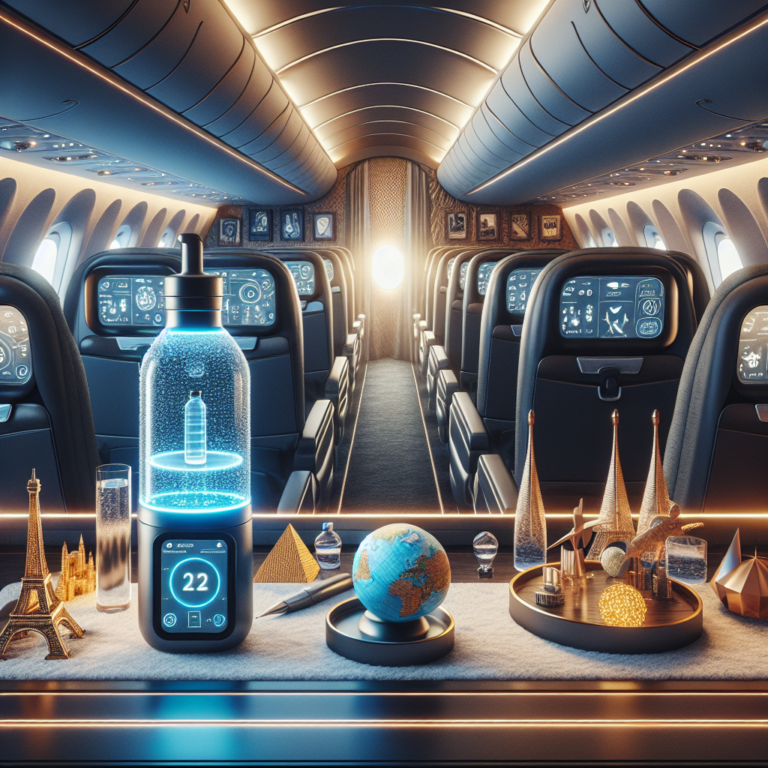Innovative hydration solutions for jet setters